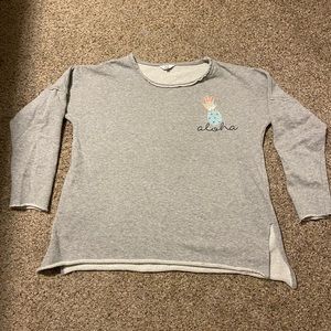 Crown and Ivy Aloha Sweatshirt